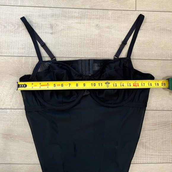 TORRID 3X black mesh strappy lingerie bodysuit NWT - Picture 8 of 9